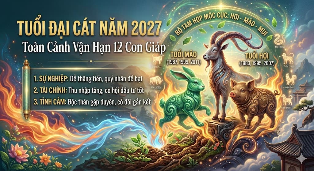Tuổi Mão & Tuổi Hợi — Tam hợp Hợi–Mão–Mùi