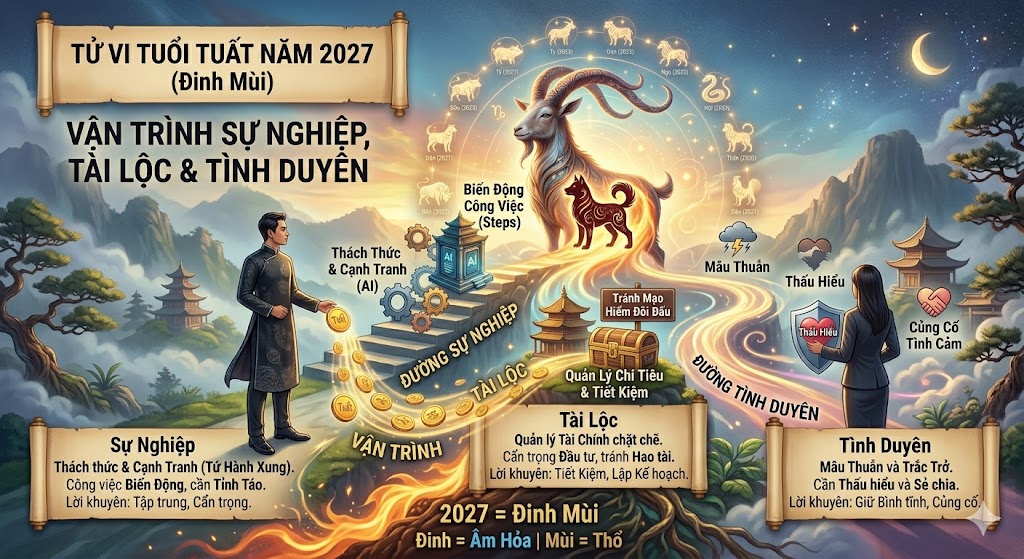 Vận hạn tuổi Tuất năm 2027